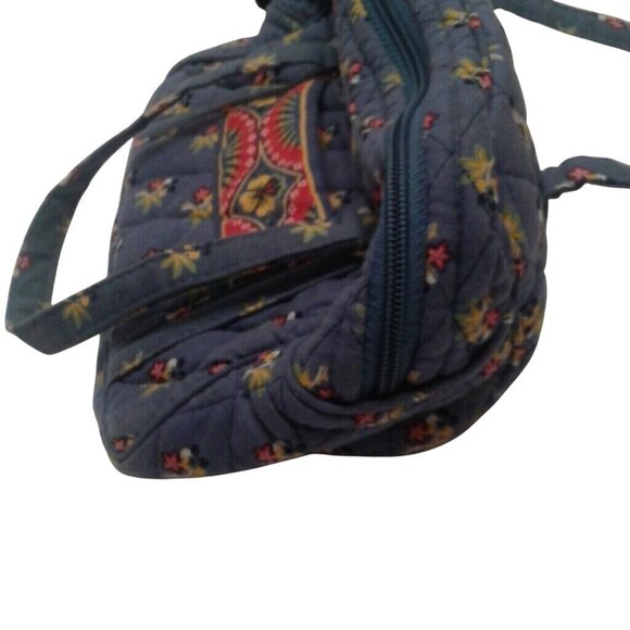 Vera Bradley Satchel Handbag Emily Quilted Floral Dual Handles Zip Closure 2004 - Picture 7 of 7